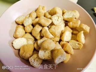 Stir-fried Tofu with Cabbage Root recipe