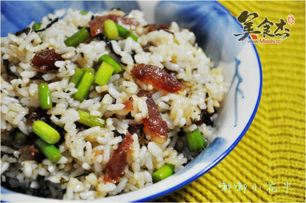 Fried Rice with Sausage and Garlic recipe