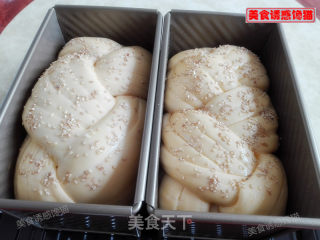 Braided Pork Floss Toast (one-time Fermentation) recipe