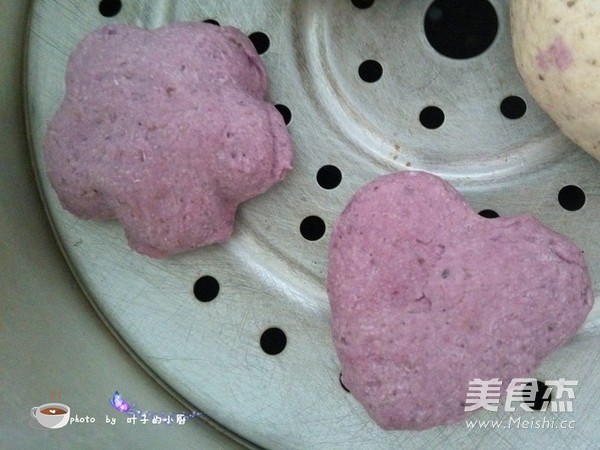 Purple Sweet Potato Multigrain Steamed Bun recipe