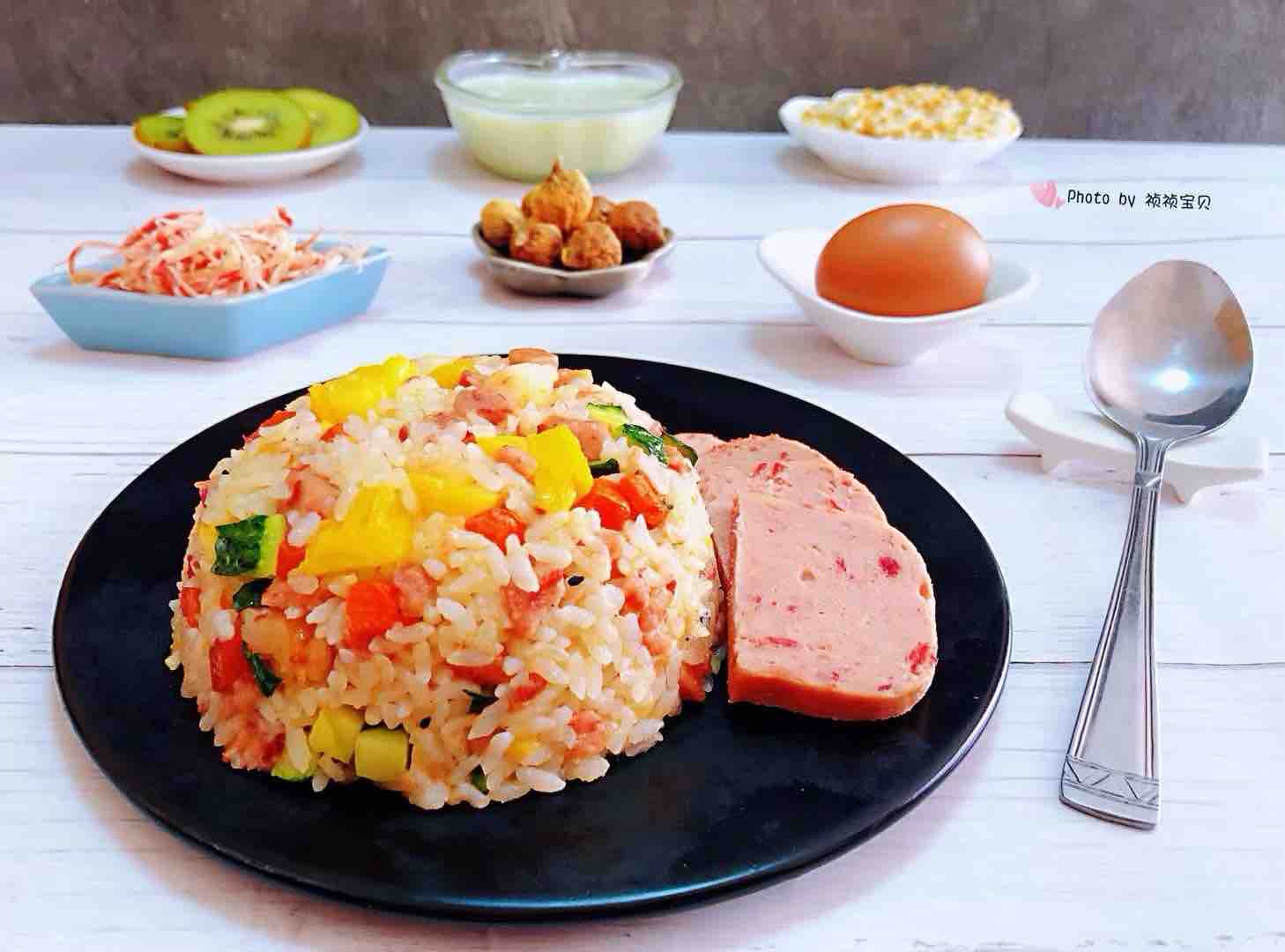 Pineapple Shrimp Fried Rice#大勇蟹田大米# recipe