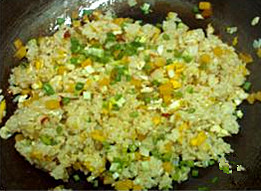 Pumpkin Egg Fried Rice recipe