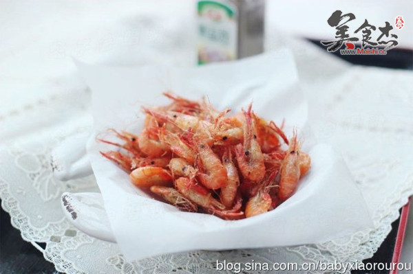 Fried Small River Prawns with Salt and Pepper recipe