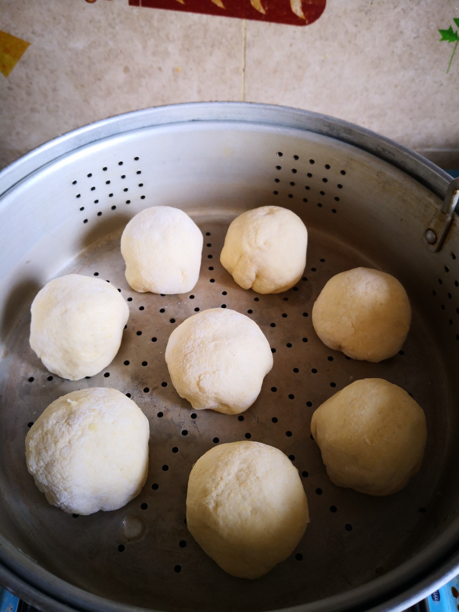 Coconut Mung Bean Paste Bun recipe