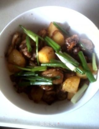 Steamed Potato Chicken with Tomato Stew recipe
