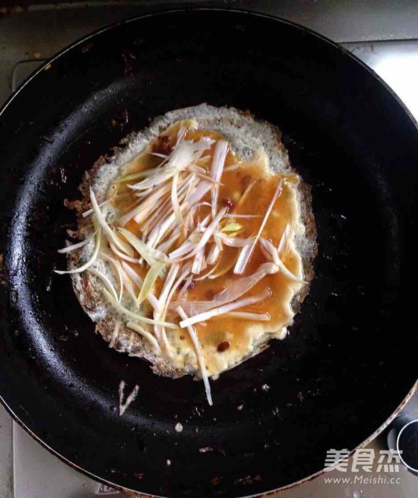 Bean Paste Egg Scallion Pancake recipe