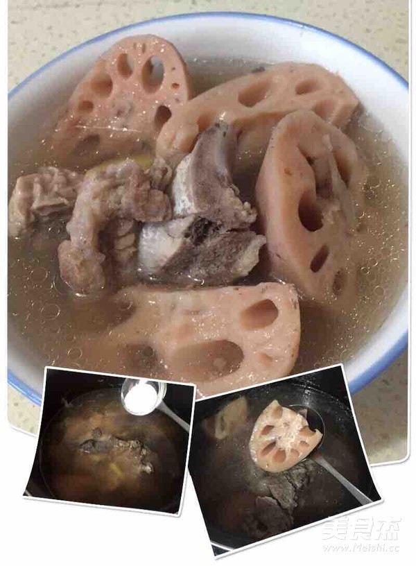 Lotus Root Cone Bone Soup recipe