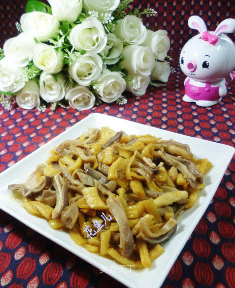 Stir-fried Pork Belly with Dried Radish recipe