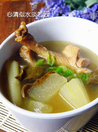 Winter Melon and Lotus Leaf Old Duck Soup recipe