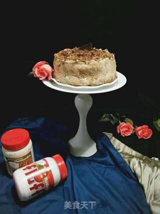 #四sessional Baking Contest and is A Love to Eat Festival#fluff Caramel Marshmallow Cocoa Chiffon Cake (8 Inches) recipe