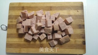 Luncheon Meat Mixed with Cucumber recipe