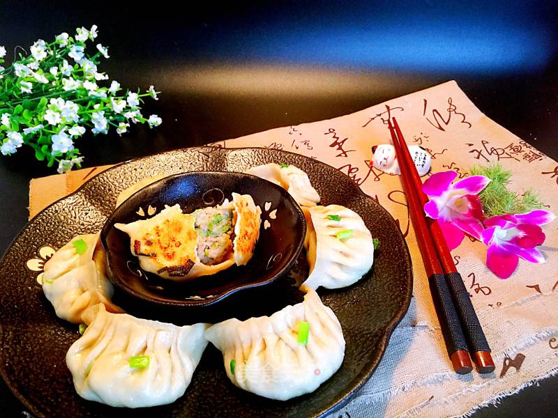 Fried Dumplings with Yuqian Meat recipe