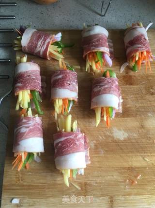 Bacon Vegetable Roll recipe