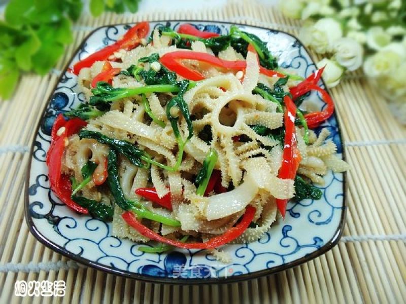 Stir-fried Fennel with Mint and Pickled Peppers recipe