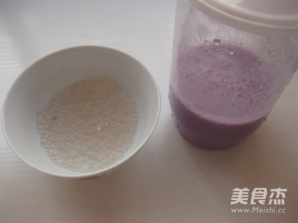 Purple Sweet Potato Sago recipe