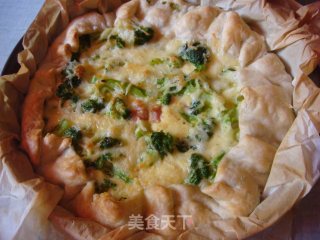 Creamy French Broccoli Pie recipe