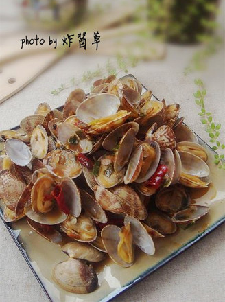 Stir-fried Flower Clams recipe