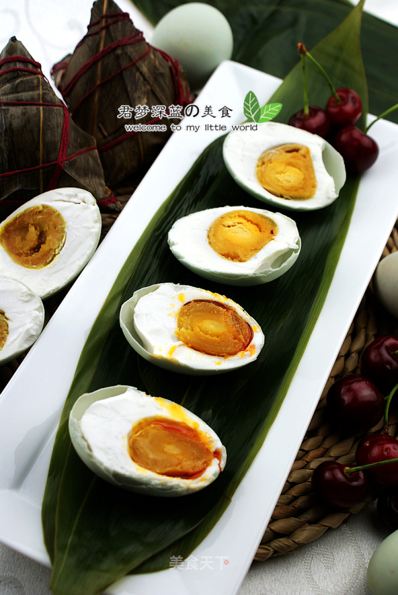 [dragon Boat Festival]---homemade Salted Duck Eggs in Red Oil