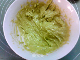 #蛋美食# Paper Cup Avocado Chiffon Cake recipe