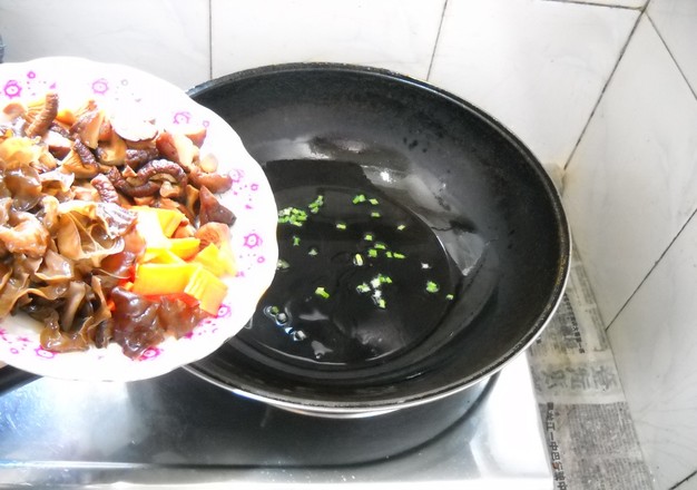 Braised Sanxian with Mushroom and Huangpi Sanxian recipe