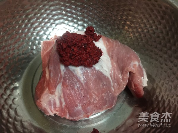 Roast Pork with Red Pork recipe
