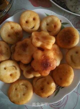 [trial Report of Chobe Series Products] Flower Smiley Potato Cake recipe