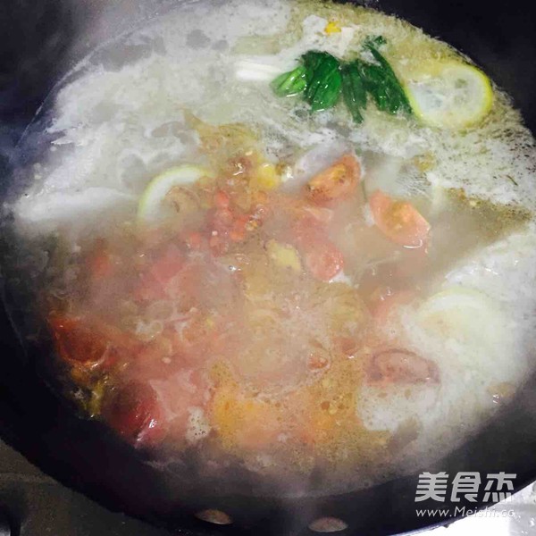 Sour Soup Sea Bass recipe