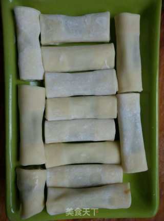 Family Edition Bean Paste Spring Rolls recipe