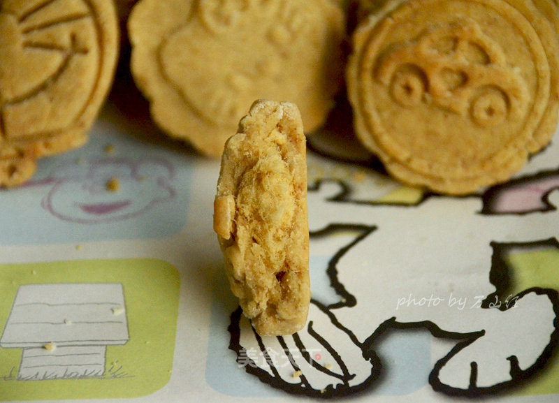 #aca烤明星大赛#peanut Butter and Pork Floss Sandwich Biscuits