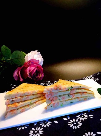 Salmon Egg Pancakes recipe