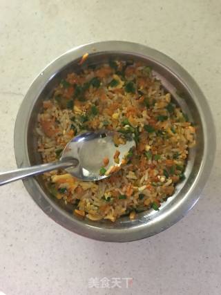 Children's Kuaishou Nutritional Egg Fried Rice recipe