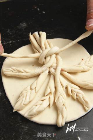 Wheat Ears Garnished Bread recipe