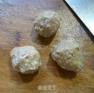 Beef Balls with Fresh Mushroom Rape recipe