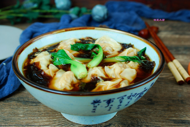 Mushroom Chicken Wonton recipe