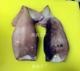 Grilled Fresh Squid Tube Rice#肉肉厨 recipe