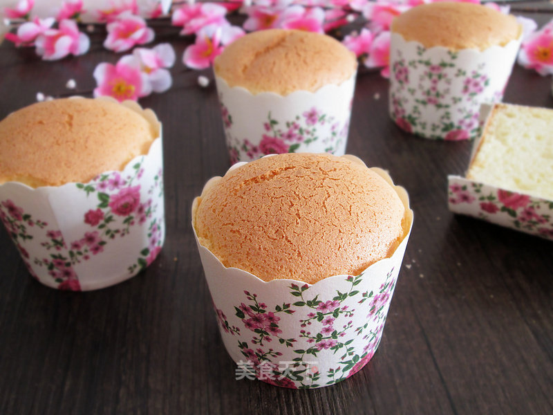 #aca烤明星大赛# Chiffon Cupcakes recipe