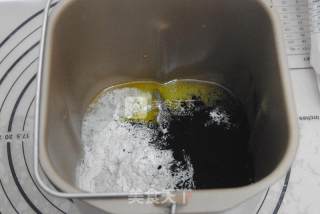 #aca烤明星大赛#bamboo Charcoal Toast recipe