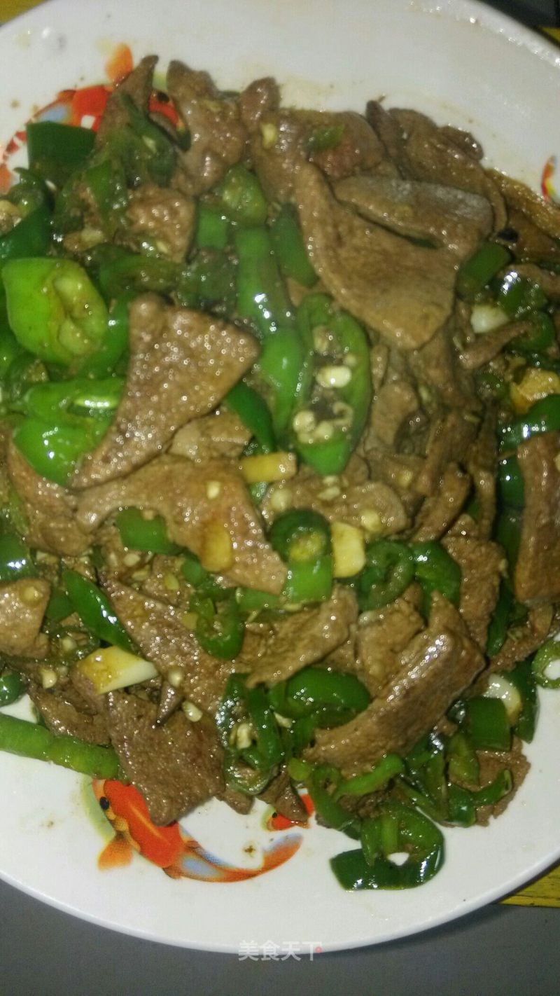 Spicy Fried Pork Liver recipe