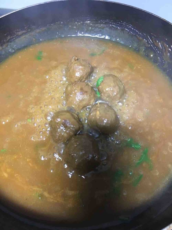 Instant Recipe-curry Beef Balls recipe