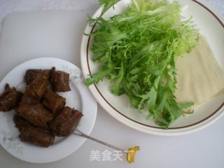 Sauce Duck Neck Tofu and Cabbage Mouth Flavour recipe