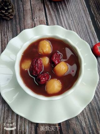 Red Dates and Red Beans Boiled Glutinous Rice Balls recipe