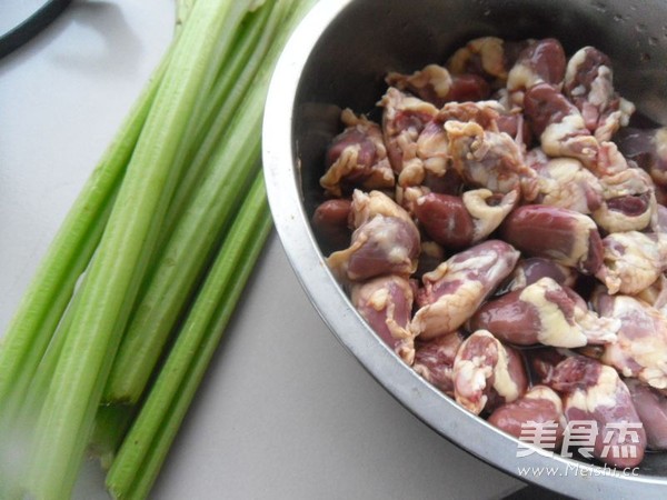 Celery Chicken Hearts recipe