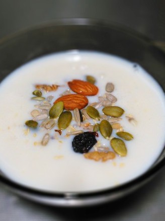 Corn Oatmeal Nut Porridge recipe