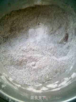 Brown Sugar and Black Sesame Hair Cake recipe