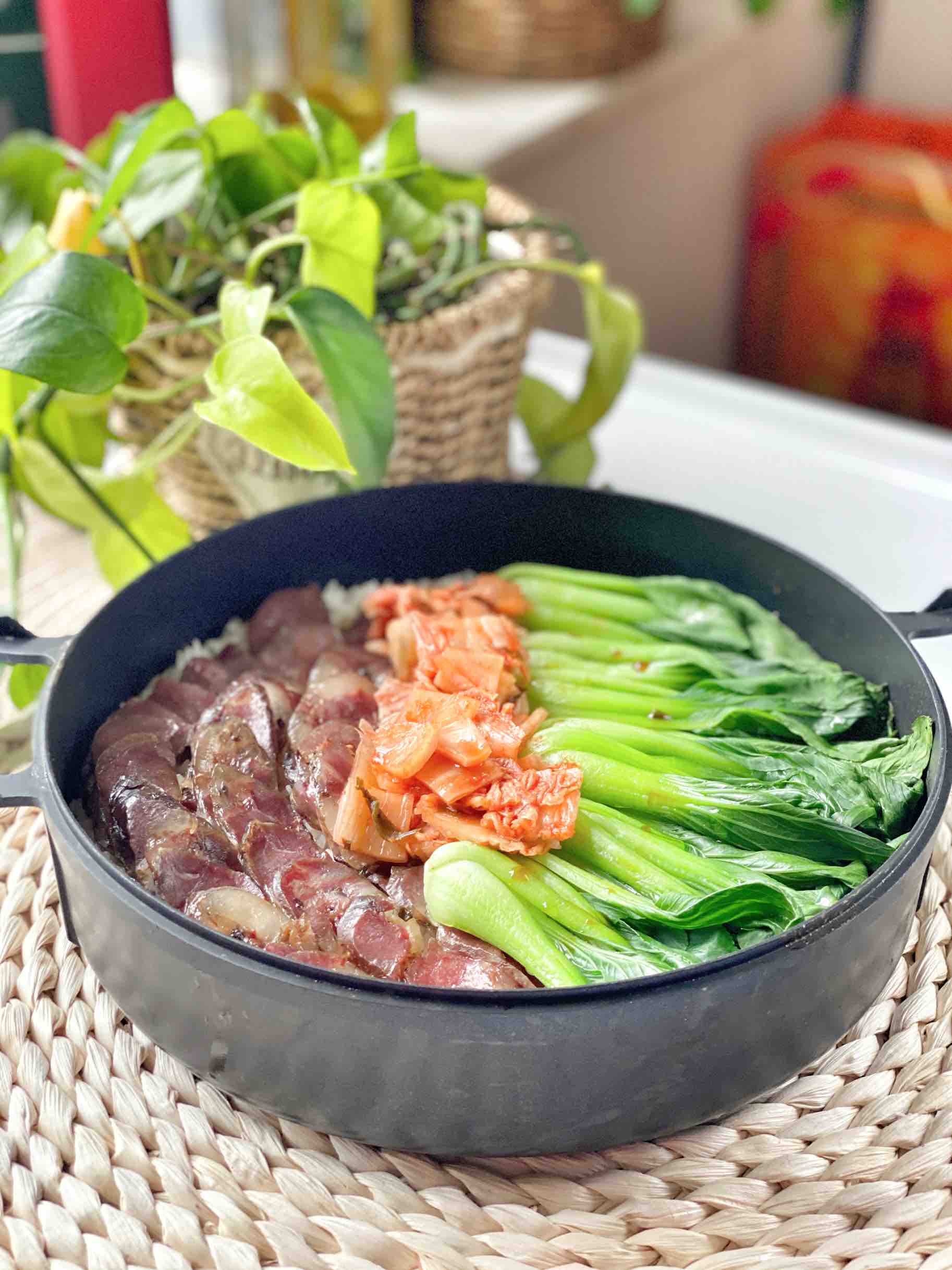 Kimchi Claypot Rice recipe
