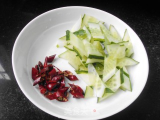 Cucumber with Yuba recipe
