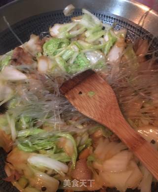 Pork and Cabbage Stewed Vermicelli recipe