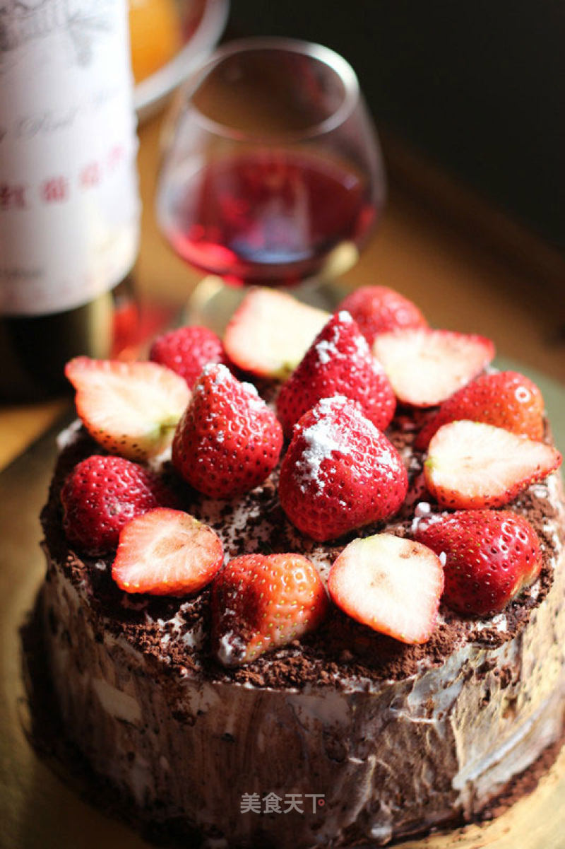 Strawberry Cocoa Cake recipe