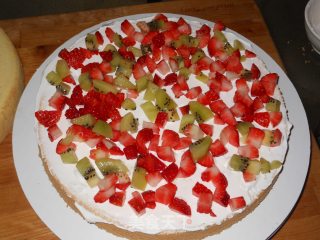 Strawberry Birthday Cake recipe