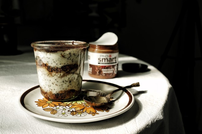 Low Calorie Super Reduction Wine Stuffed Frozen Banana Oatmeal Tiramisu recipe